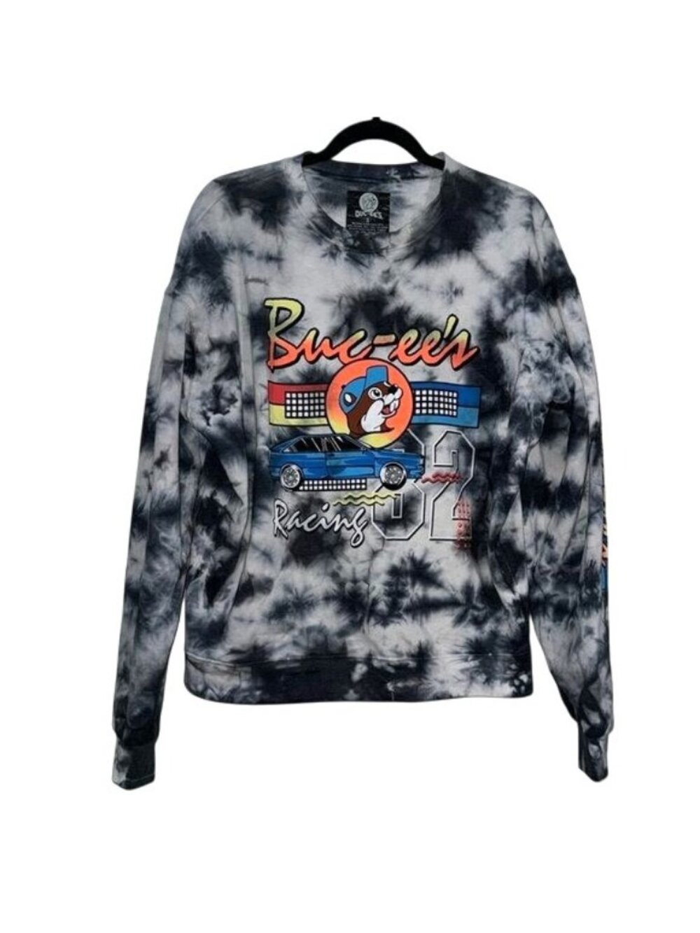 Bucees Racing Tie Dye Graphic Sweatshirt Size S NWOT - Picture 1 of 5